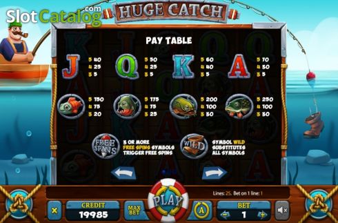 Скрин6. Huge Catch слот
