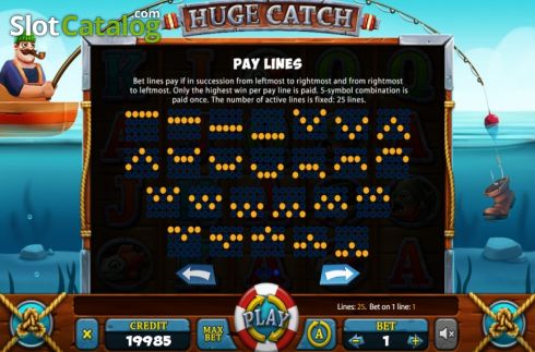 Скрин8. Huge Catch слот