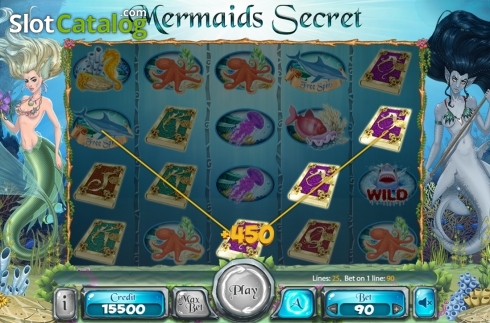 Скрин3. Mermaids Secrets слот
