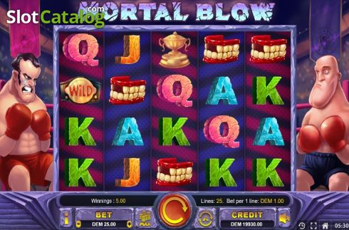 Скрин3. Mortal Blow слот
