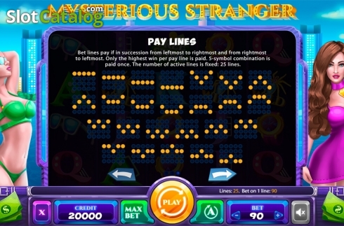 Скрин8. Mysterious Stranger слот