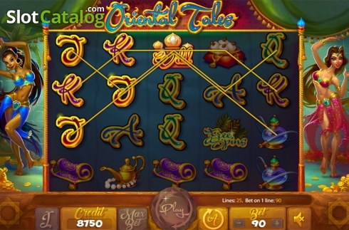 Скрин4. Oriental Tales слот