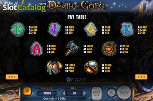 Скрин8. Death Of Gods слот