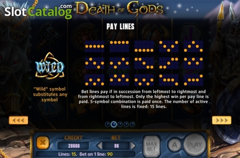 Скрин9. Death Of Gods слот