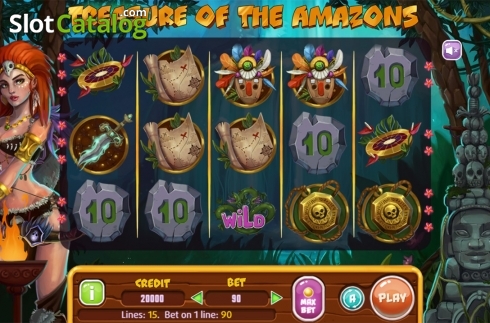 Скрин2. Treasure Of The Amazons слот