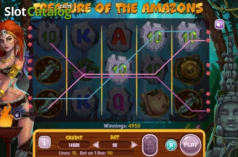 Скрин3. Treasure Of The Amazons слот