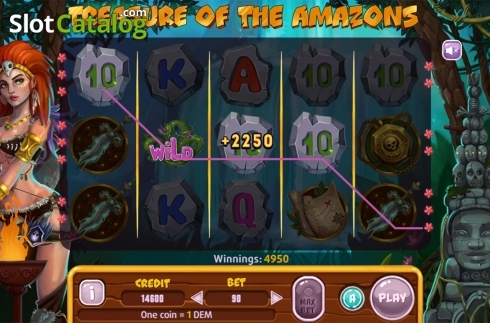 Скрин4. Treasure Of The Amazons слот