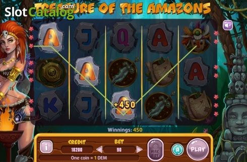 Скрин5. Treasure Of The Amazons слот