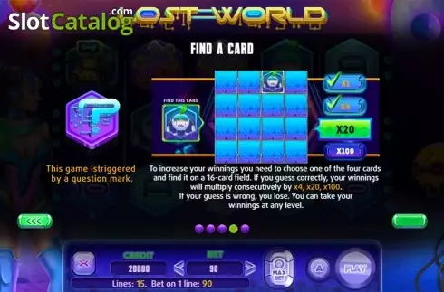 Скрин9. Lost World (X Line) слот