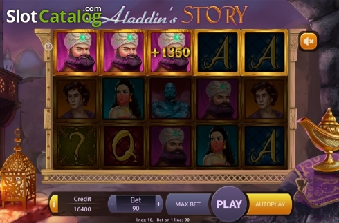 Скрин5. Aladdins Story слот