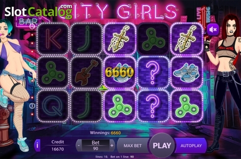Скрин3. City Girls слот