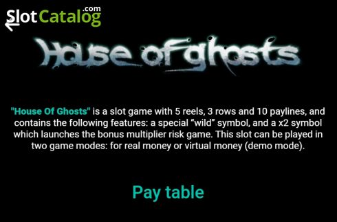 Скрин6. House Of Ghosts слот