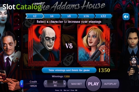 Скрин7. The Addams House слот