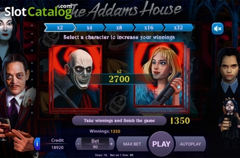 Скрин8. The Addams House слот