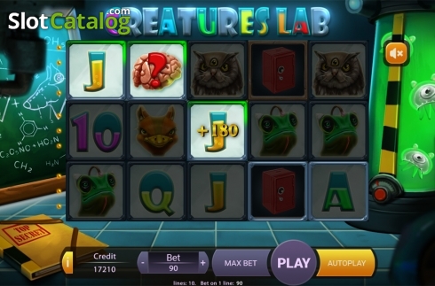 Скрин5. Creatures Lab слот