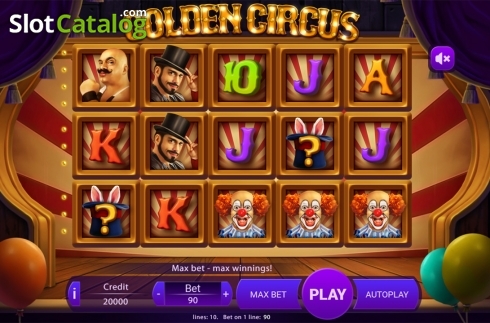 Скрин2. Golden Circus слот