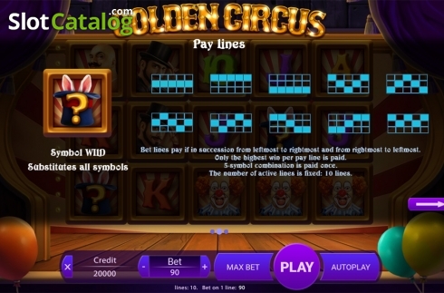 Скрин7. Golden Circus слот