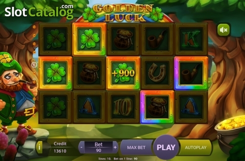 Скрин5. Golden Luck (X Play) слот