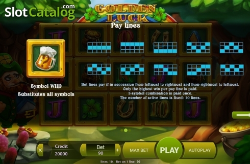 Скрин7. Golden Luck (X Play) слот