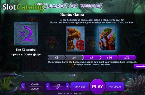 Скрин8. Guards Of Woods слот