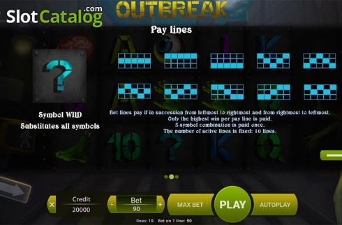Скрин8. Outbreak слот