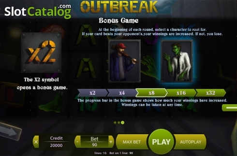 Скрин9. Outbreak слот