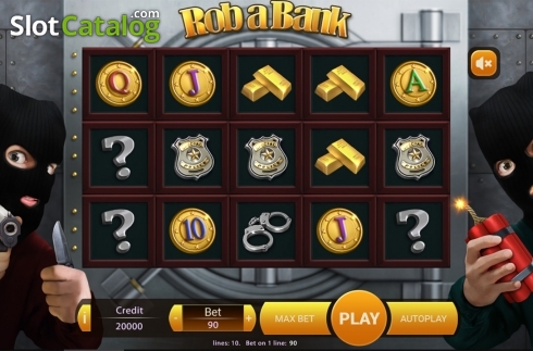 Скрин2. Rob A Bank слот
