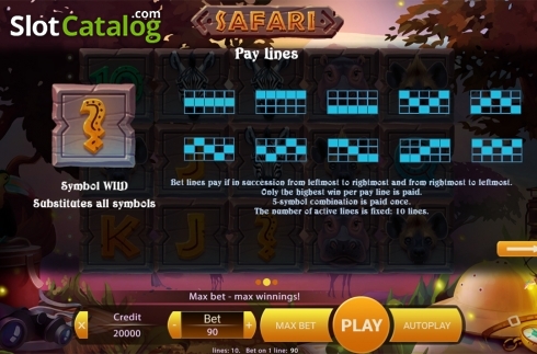 Скрин8. Safari (X Play) слот