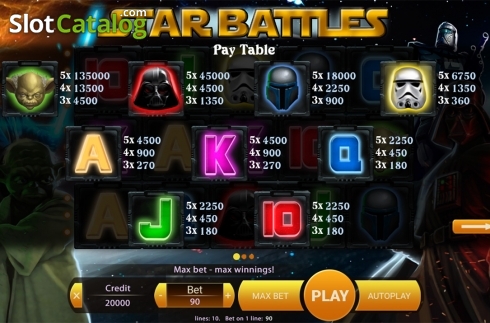 Скрин7. Star Battles слот