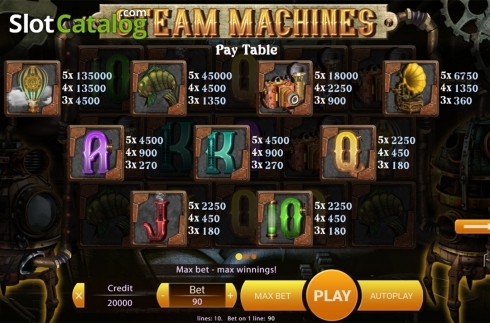 Скрин6. Steam Mashines слот