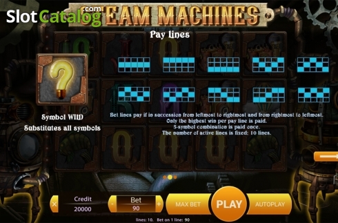 Скрин7. Steam Mashines слот