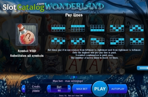 Скрин8. Wonder Land слот