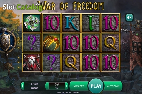 Скрин2. War Of Freedom слот