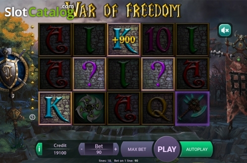 Скрин4. War Of Freedom слот