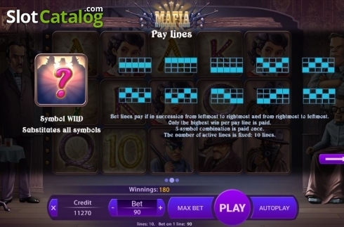 Скрин6. Mafia (X Play) слот