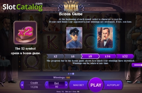 Скрин7. Mafia (X Play) слот