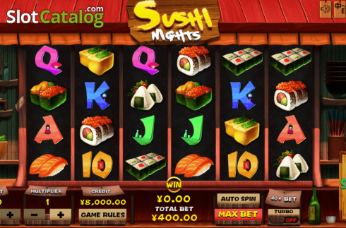 Скрин2. Sushi Nights слот