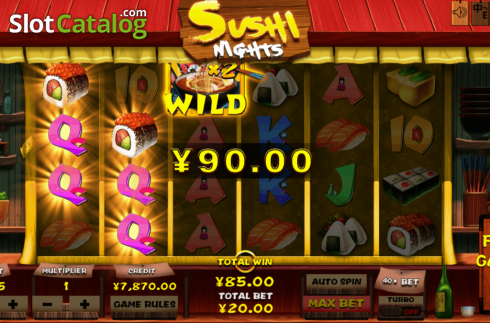 Скрин5. Sushi Nights слот