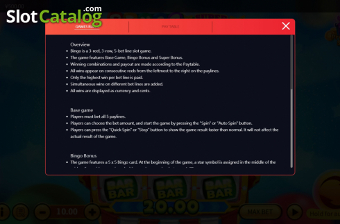 Скрин9. Bingo Slot (XIN Gaming) слот