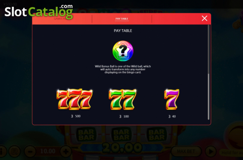 Скрин7. Bingo Slot (XIN Gaming) слот