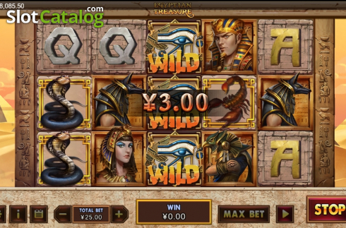 Скрин3. Egyptian Treasure (XIN Gaming) слот
