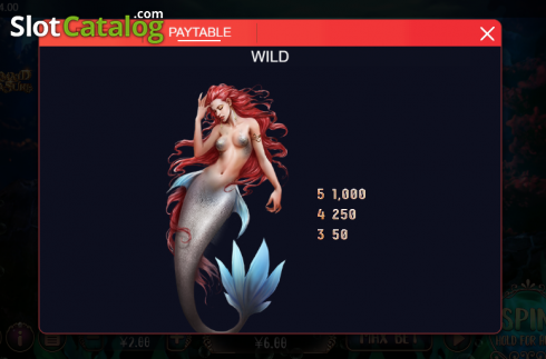 Скрин9. Mermaid Treasure (XIN Gaming) слот