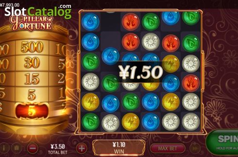 Скрин3. Pillar of Fortune слот