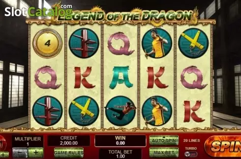 Скрин2. Legend of the Dragon слот