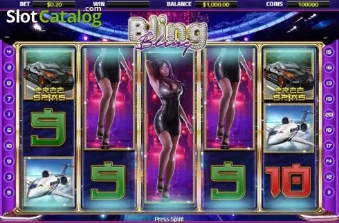 Скрин2. Bling Bling слот