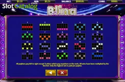 Скрин4. Bling Bling слот