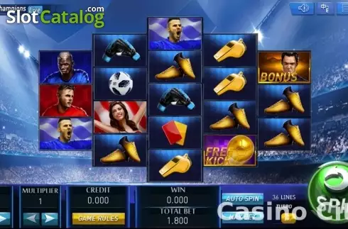 Скрин2. Real Champions слот