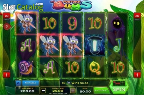 Скрин3. Fortune Bugs слот