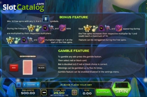 Скрин6. Fortune Bugs слот