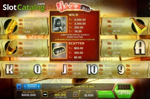 Скрин6. Jazz Bar слот